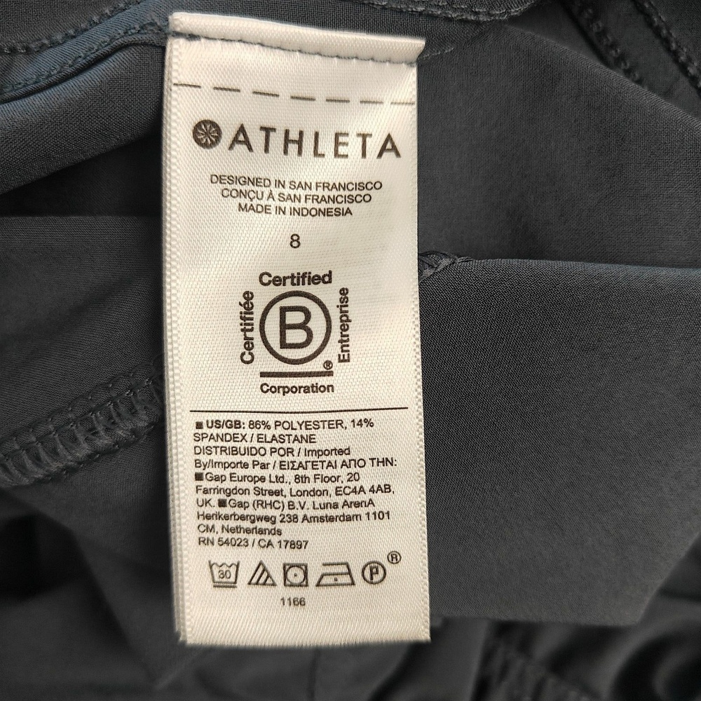 Athleta Women's Attitude Mid Rise Jogger Granite Blue Size 8 - Picture 13 of 13